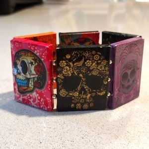 Sugar Skull Chunky Bracelet